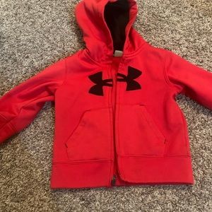 Two Under Armour Hoodies 18 months/2T in like new condition, no signs of wear!
